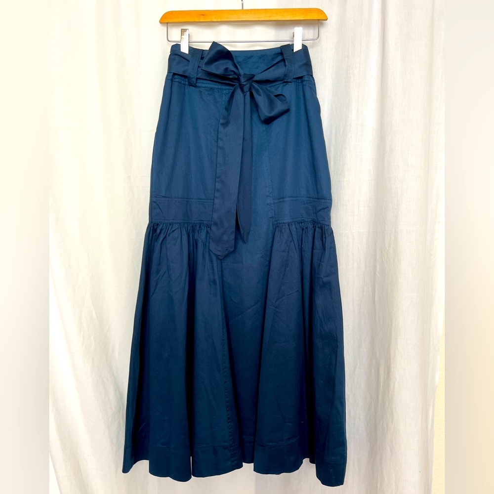Navy Blue long skirt.